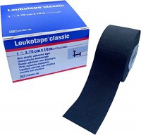 Leukotape Classic Cinta Elástica Adhesiva 3,75 cm x 10 metros: Color Negro