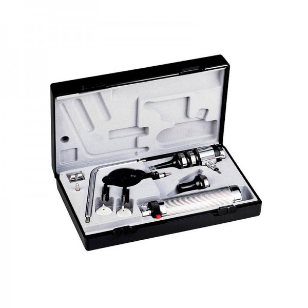 Mango para pilas tipo C con reostato, especulo nasal 9mm Riester econom, de vacío 2,7V Mango para pilas tipo C con reostato, especulo nasal 9mm Riester econom, de vacío 2,7V