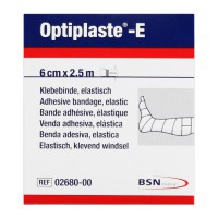Optiplaste-E (ex-Elastoplast-E) 6 cm x 2,5 metros: Venda elástica adhesiva de algodón y viscosa