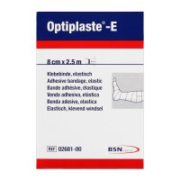 Optiplaste-E (ex-Elastoplast-E) 8 cm x 2,5 metros: Venda elástica adhesiva de algodón y viscosa