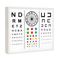 Optotipo para revisiones oftalmológicas para adultos Optotipo para revisiones oftalmológicas para adultos