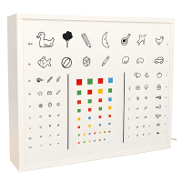 Optotipo para evaluación de agudeza visual para niños Optotipo para evaluación de agudeza visual para niños
