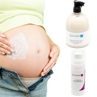 Tratamiento Cosmético Antiestrías - Especial Embarazadas: Aceite Rosa Mosqueta 100% natural + Crema Corporal K-Slim Kosmetiké Profesional 500 cc