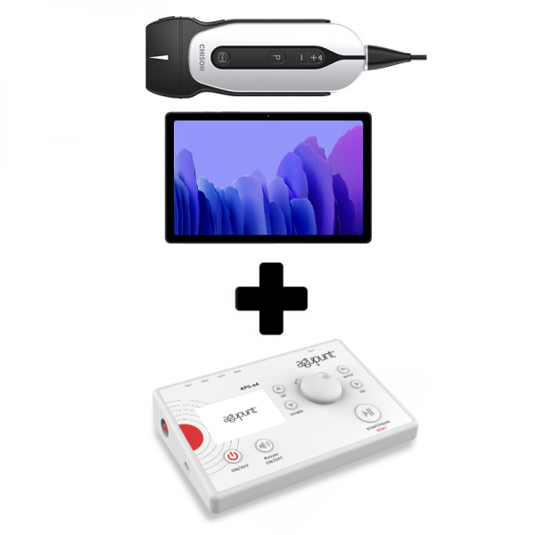 Pack ahorro: Ecógrafo Portátil Chison SonoEye P2 con Sonda Lineal de 7.5MHz, 40mm + Tablet Tablet Samsung Tab A7 de REGALO + APS e4 dispositivo de electrólisis percutánea terapéutica Pack ahorro: Ecógrafo Portátil Chison SonoEye P2 con Sonda Lineal de 7.5MHz, 40mm + Tablet Tablet Samsung Tab A7 de REGALO + APS e4 dispositivo de electrólisis percutánea terapéutica
