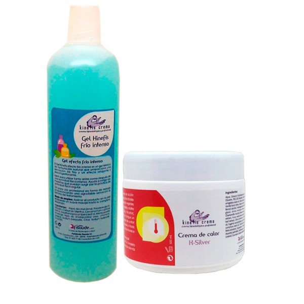 Pack Cold & Hot Intensivo Kinefis: Gel de Frío Kinefis + Crema Calor K-Silver Kinefis Pack Cold & Hot Intensivo Kinefis: Gel de Frío Kinefis + Crema Calor K-Silver Kinefis