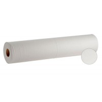 Rollo de papel para camilla, lisa, pasta, dos capas (seis unidades)