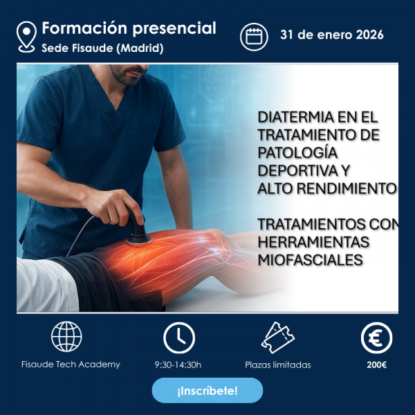Diatermia / radiofrecuencia en patología deportiva, prevención y alto rendimiento. Tratamiento con herramientas miofasciales  - PRESENCIAL - 31-enero-2026 Diatermia / radiofrecuencia en patología deportiva, prevención y alto rendimiento. Tratamiento con herramientas miofasciales  - PRESENCIAL - 31-enero-2026