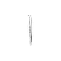 Pinzas iris curva sin dientes - 10 centímetros (HASTA FIN DE EXISTENCIAS)