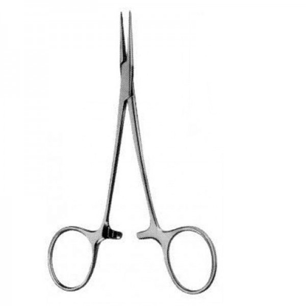 Pinza hemostática Halsted-Mosquito recta sin dientes Kinefis (12,5 cm)