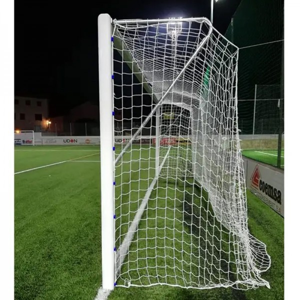 Juego de porterías de aluminio fútbol 7 120x100 mm fijas Juego de porterías de aluminio fútbol 7 120x100 mm fijas