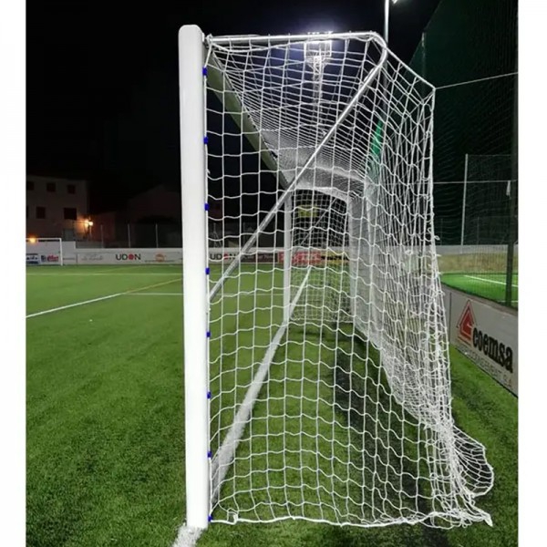 Juego de porterías de aluminio fútbol 7 120x100 mm fijas