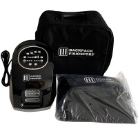 Presoterapia Backpack Fisiosport de cuatro cámaras con funda para piernas + bolsa de transporte de regalo