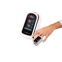 Pulsioxímetro Masimo MightySat: Mide los datos durante el ejercicio para monitorizarlos con KAATSU Pulsioxímetro Masimo MightySat: Mide los datos durante el ejercicio para monitorizarlos con KAATSU