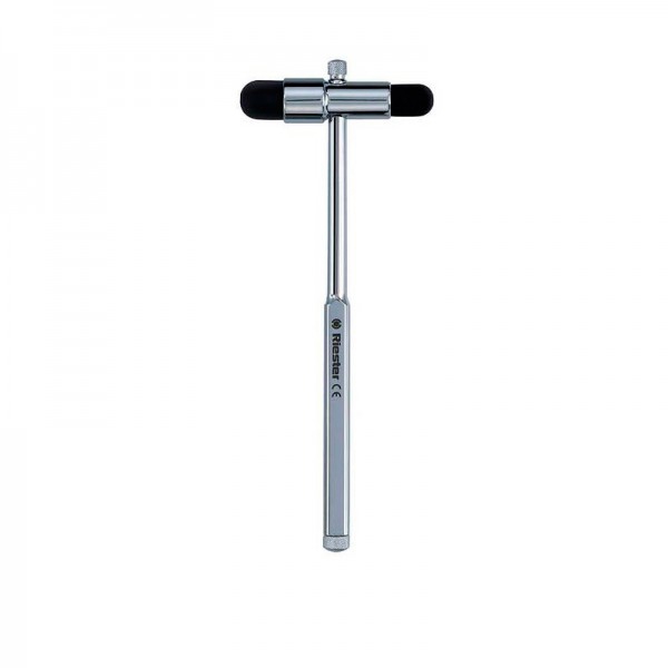 Martillos de Percusión Riester Buck, Mango Cromado con Aguja y Pincel en Bolsa de PE Martillos de Percusión Riester Buck, Mango Cromado con Aguja y Pincel en Bolsa de PE