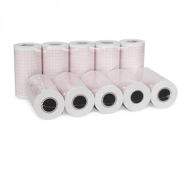 Papel ECG  Milimetrado 80mm x 20mts x 16mm (10 unidades) Papel ECG  Milimetrado 80mm x 20mts x 16mm (10 unidades)