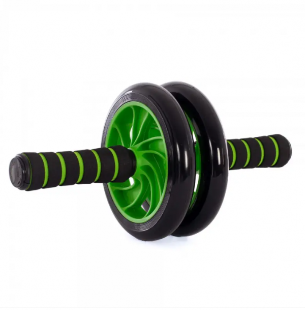 Rueda abdominal doble: con agarre suave y seguro Rueda abdominal doble: con agarre suave y seguro