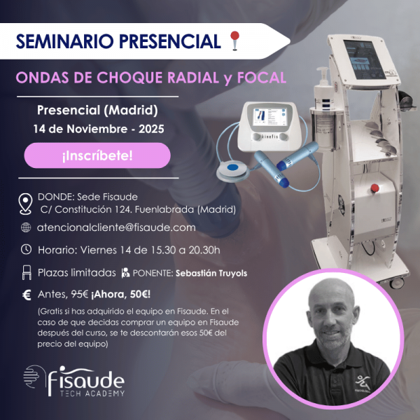 Curso Onda de Choque Radial y Focal - PRESENCIAL - 14 noviembre 2025 Curso Onda de Choque Radial y Focal - PRESENCIAL - 14 noviembre 2025