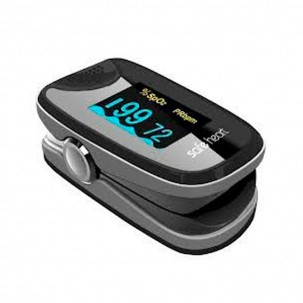 Pulsioxímetro de Dedo Adulto Safe Heart SHO-2, con Onda Plestimografica + Funda de Nylon