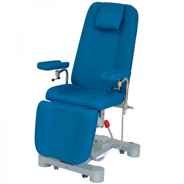 Sillón para extracciones de sangre con Trendelemburg: Estructura de acero, regulable en altura eléctrica y asiento inclinación eléctrica (colores disponibles) Sillón para extracciones de sangre con Trendelemburg: Estructura de acero, regulable en altura eléctrica y asiento inclinación eléctrica (colores disponibles)