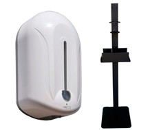 Soportes y dispensadores de gel hidroalcohólico Soportes y dispensadores de gel hidroalcohólico