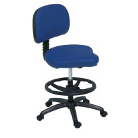 Taburete alto Kinefis Economy tipo bicicleta con respaldo: Altura de 59 - 84 cm, elevación a gas y aro reposapiés (Varios colores disponibles) Taburete alto Kinefis Economy tipo bicicleta con respaldo: Altura de 59 - 84 cm, elevación a gas y aro reposapiés (Varios colores disponibles)