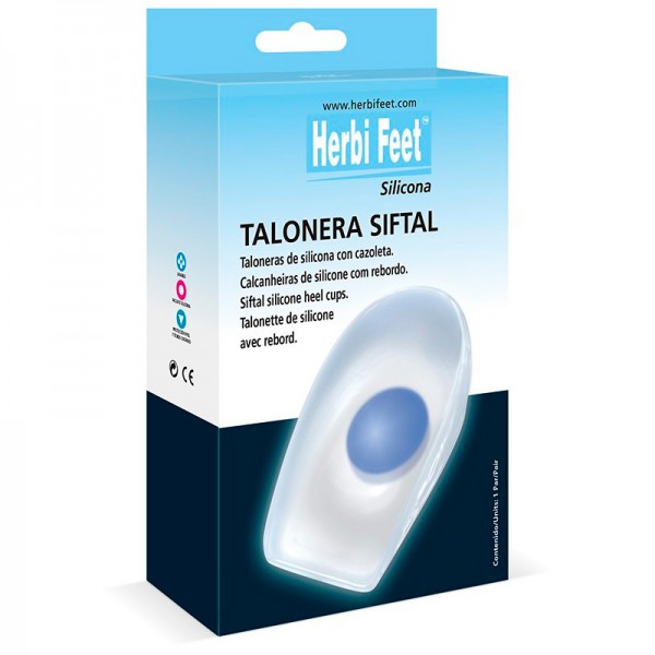 Talonera Siftal Cazoleta Silicona Espolón Lateral (tres medidas disponibles) Talonera Siftal Cazoleta Silicona Espolón Lateral (tres medidas disponibles)