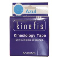 Vendaje Neuromuscular - Kinefis Kinesiology Tape Azul 5 cm x 5 metros Vendaje Neuromuscular - Kinefis Kinesiology Tape Azul 5 cm x 5 metros