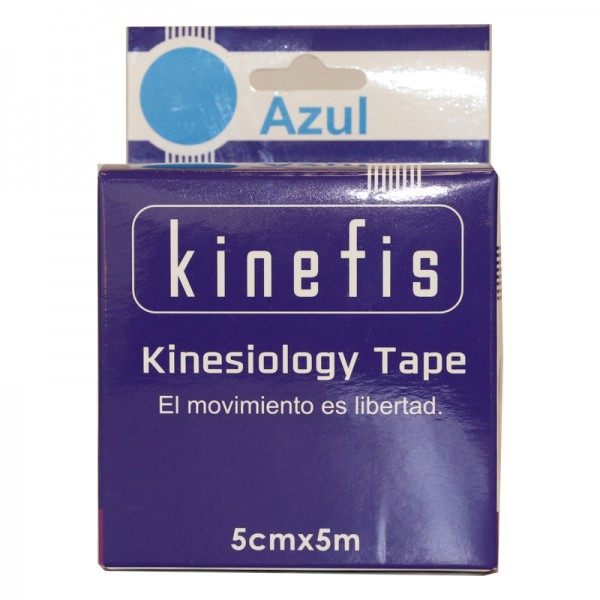 Vendaje Neuromuscular - Kinefis Kinesiology Tape Azul 5 cm x 5 metros Vendaje Neuromuscular - Kinefis Kinesiology Tape Azul 5 cm x 5 metros