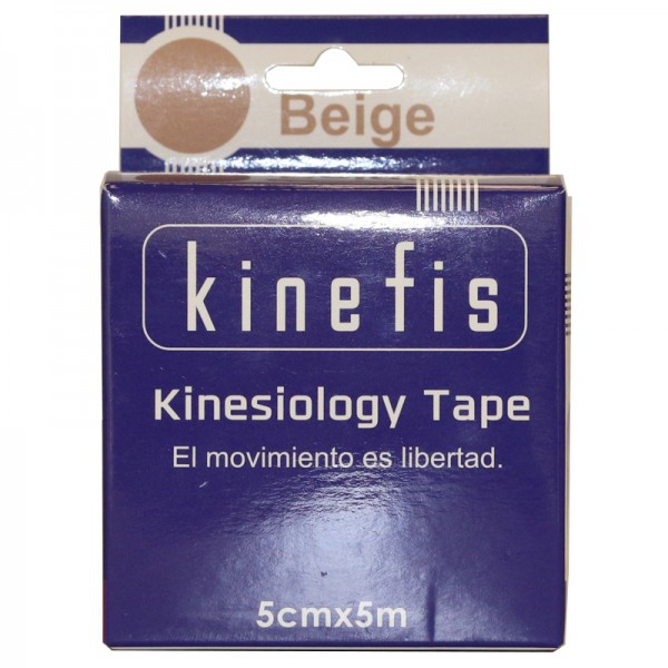 Vendaje Neuromuscular - Kinefis Kinesiology Tape Beige 5 cm x 5 metros Vendaje Neuromuscular - Kinefis Kinesiology Tape Beige 5 cm x 5 metros