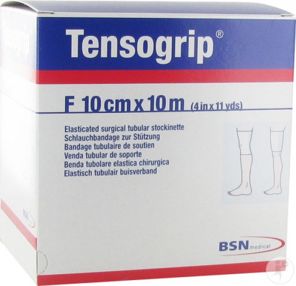 Tensogrip F Piernas Gruesas y Muslos: Venda Tubular Compresiva con algodón (10 cm x 10 metros) Tensogrip F Piernas Gruesas y Muslos: Venda Tubular Compresiva con algodón (10 cm x 10 metros)