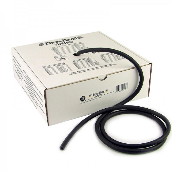 Thera Band Tubing 7.5m: Tubos de Látex de Resistencia Fuerte Especial - Color Negro Thera Band Tubing 7.5m: Tubos de Látex de Resistencia Fuerte Especial - Color Negro