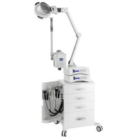 Torre multifunción con lupa de cinco aumentos y vaporizador Kpsule: Cuatro cajones y dos puertas laterales Torre multifunción con lupa de cinco aumentos y vaporizador Kpsule: Cuatro cajones y dos puertas laterales