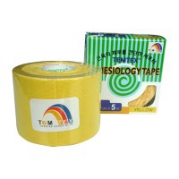 Temtex Kinesiology tape color amarillo (5cm x 5m)