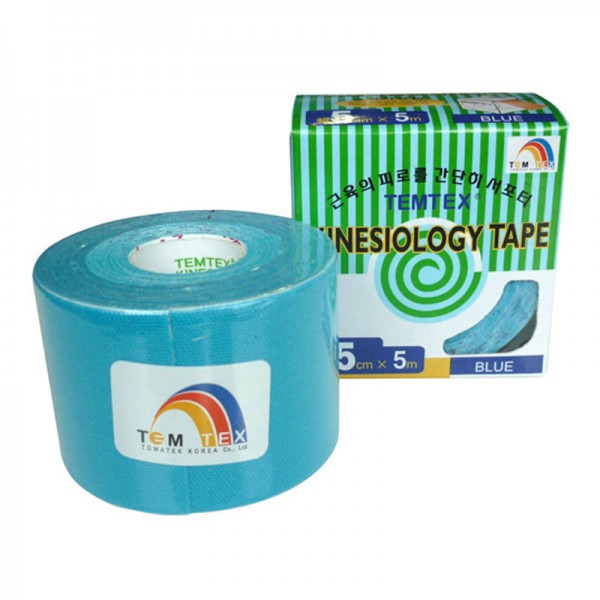 Temtex Kinesiology tape color azul (5cm X 5m) Temtex Kinesiology tape color azul (5cm X 5m)