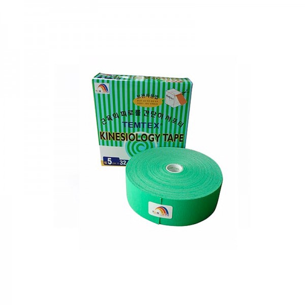 Vendaje neuromuscular Temtex color verde (5cm X 32m) Vendaje neuromuscular Temtex color verde (5cm X 32m)