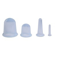 Ventosa de silicona reciclable: ideal para tratamientos estéticos (cuatro diámetros disponibles)