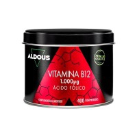 Vitamina B12 con Ácido Fólico Aldous (400 comprimidos) Vitamina B12 con Ácido Fólico Aldous (400 comprimidos)