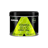 Vitamina D3 + K2 Aldous (250 comprimidos) Vitamina D3 + K2 Aldous (250 comprimidos)
