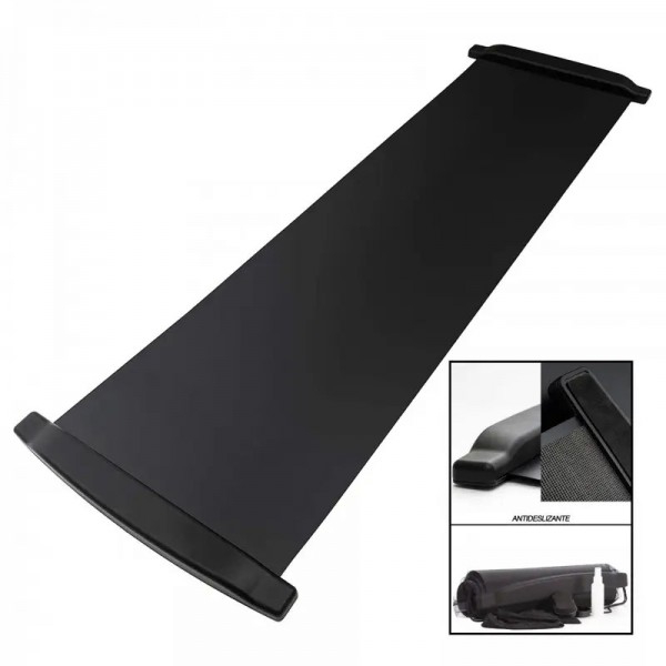 Zona de deslizamiento: Ideal para llevar a cabos entrenamientos de intensidad con la técnica slide (medidas: 200 cm x 50cm) Zona de deslizamiento: Ideal para llevar a cabos entrenamientos de intensidad con la técnica slide (medidas: 200 cm x 50cm)