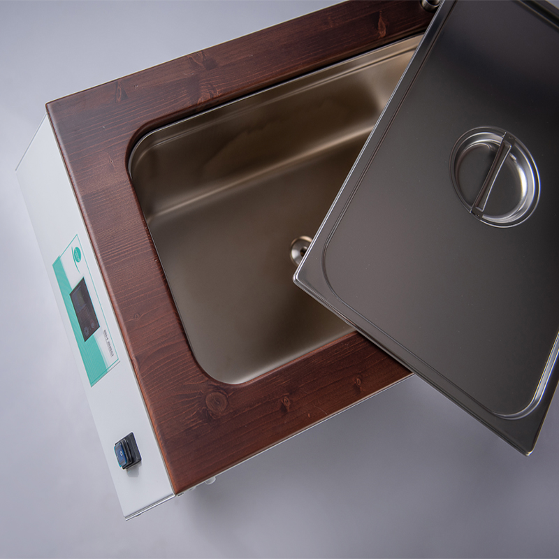 Baño de parafina 26 litros: Termostato de protección, cómodo sistema de vaciado y control de temperatura optimizado