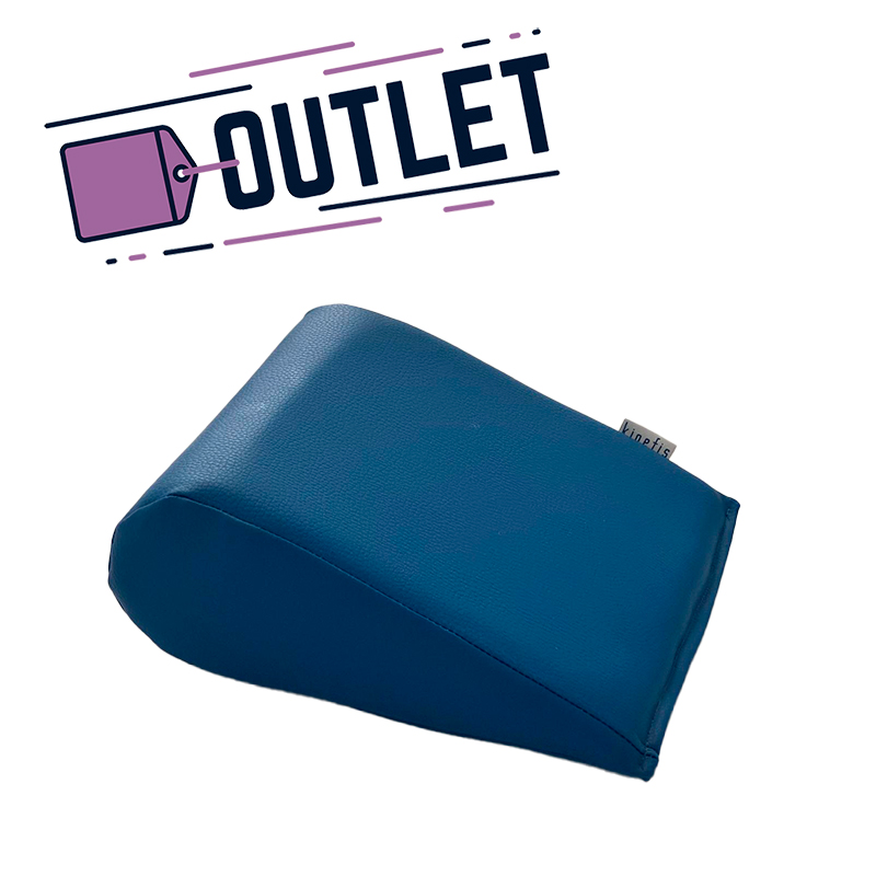 Cuña lagrima postural OUTLET color azul (25 x 28 x 10 cm) - HASTA FIN DE EXISTENCIAS