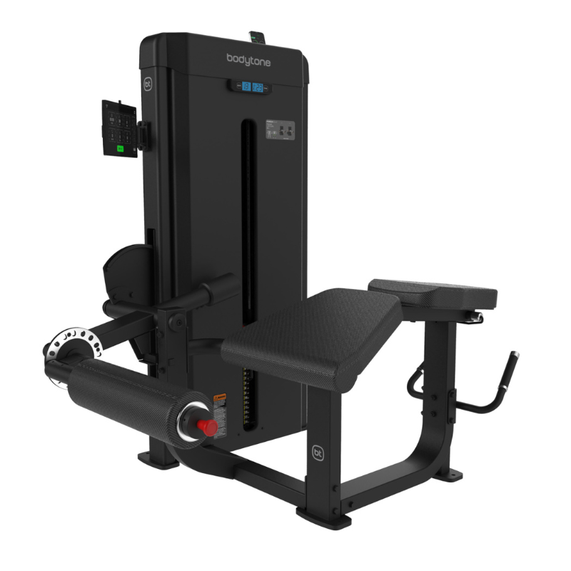 Máquina de musculación Bodytone Femoral tumbado 106 kg para trabajar en conjunto los músculos femorales