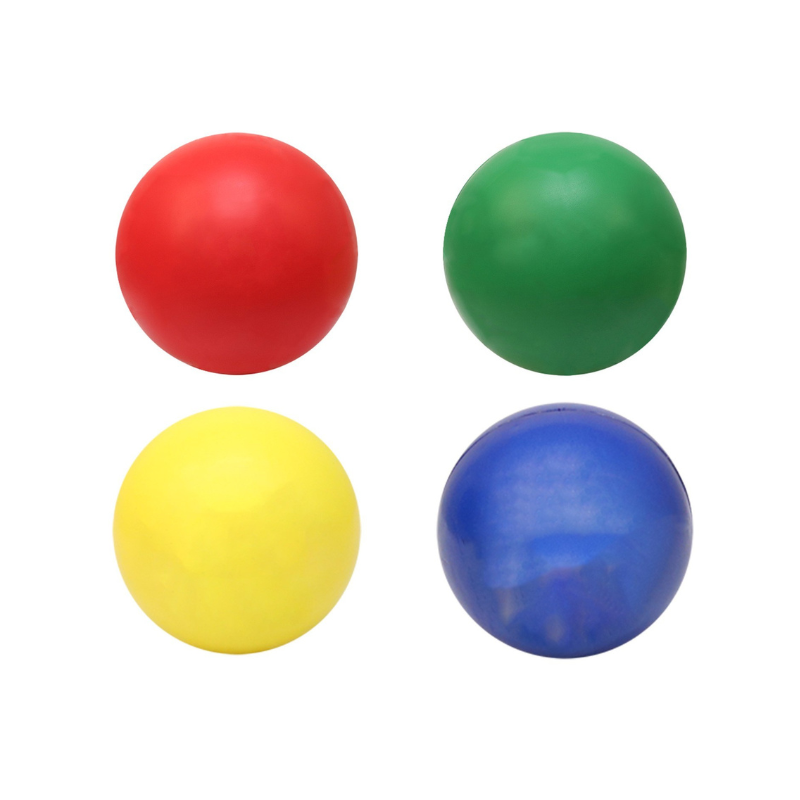 Pack de 6 pelotas de foam de 7cm (varios colores disponibles)
