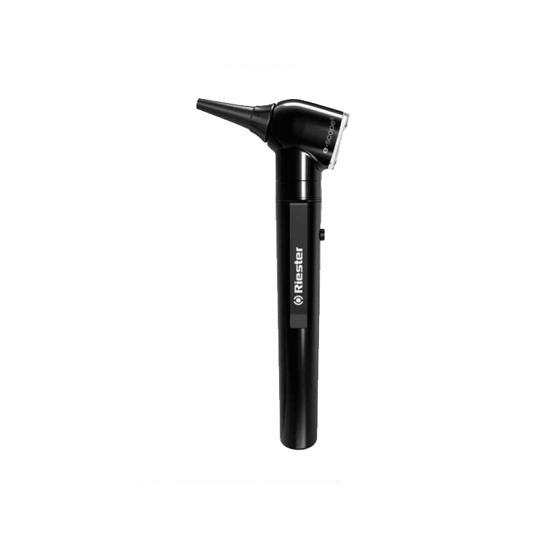 Otoscopio/Oftalmoscopio Riester e-scope F.O. LED 3,7 V, en estuche (dos colores disponibles)