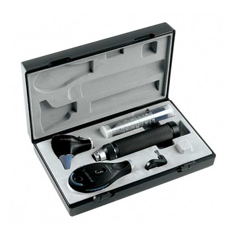 Otoscopio/Oftalmoscopio Riester ri-scope L ,L1 HL 2,5 V, Mango C para dos baterías alcalinas Tipo C o ri-accu