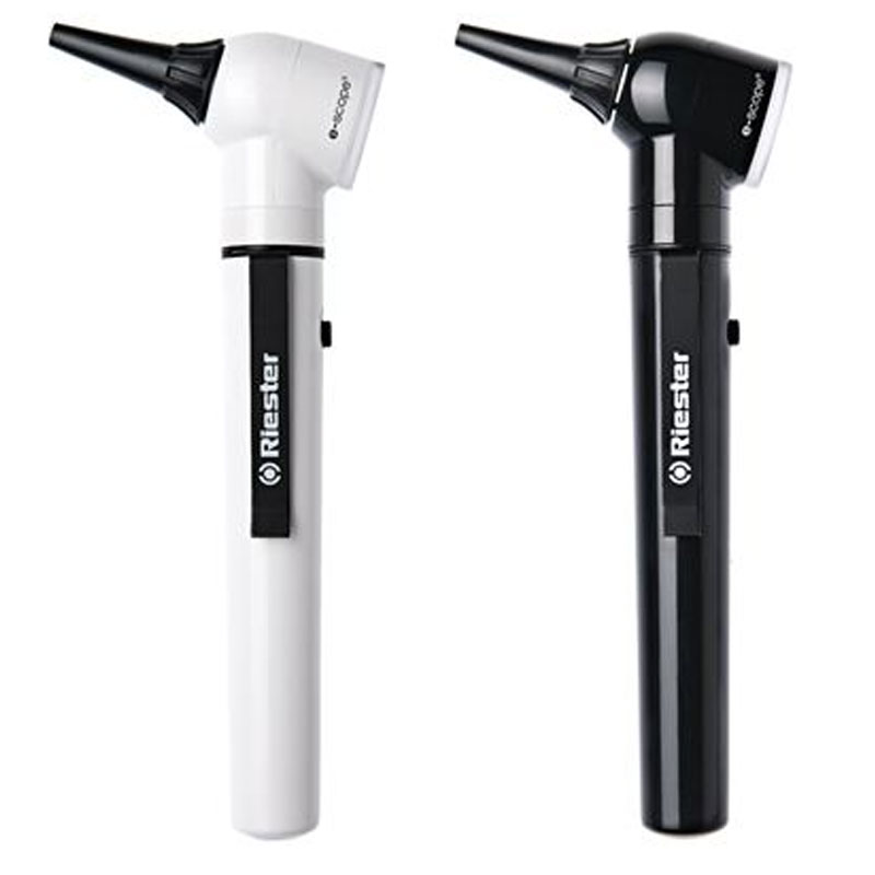 Otoscopio riester escope f.o led 3,7 v en estuche (2 colores