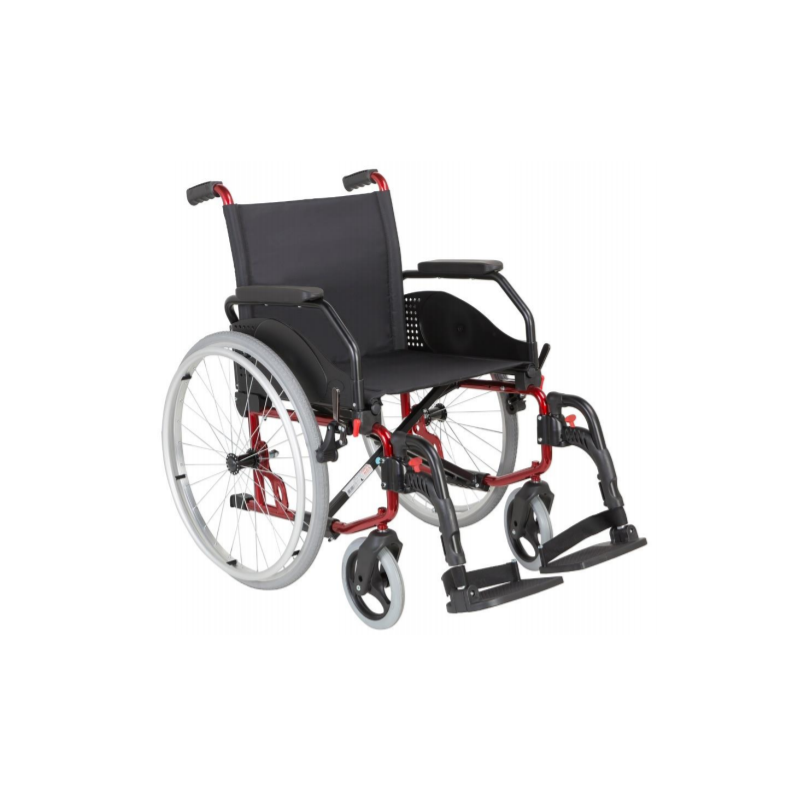 Silla de ruedas Celta Evolution: Con botella de oxígeno, percha termoplástica y tapizado en color negro (excp)
