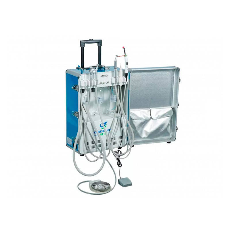 Unidad Dental Portátil GU-P206 con Escalador y Lámparas de Polimerización TECHNOFLUX