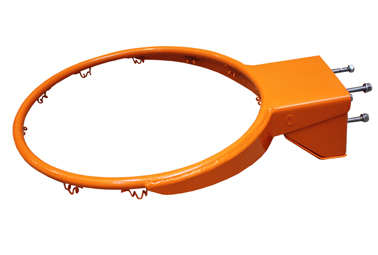 Aro de baloncesto deluxe: reforzados con chapa de acero macizo y dos