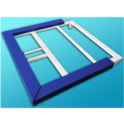 Juego de protectores bases de cananstas baloncesto trasladables deluxe